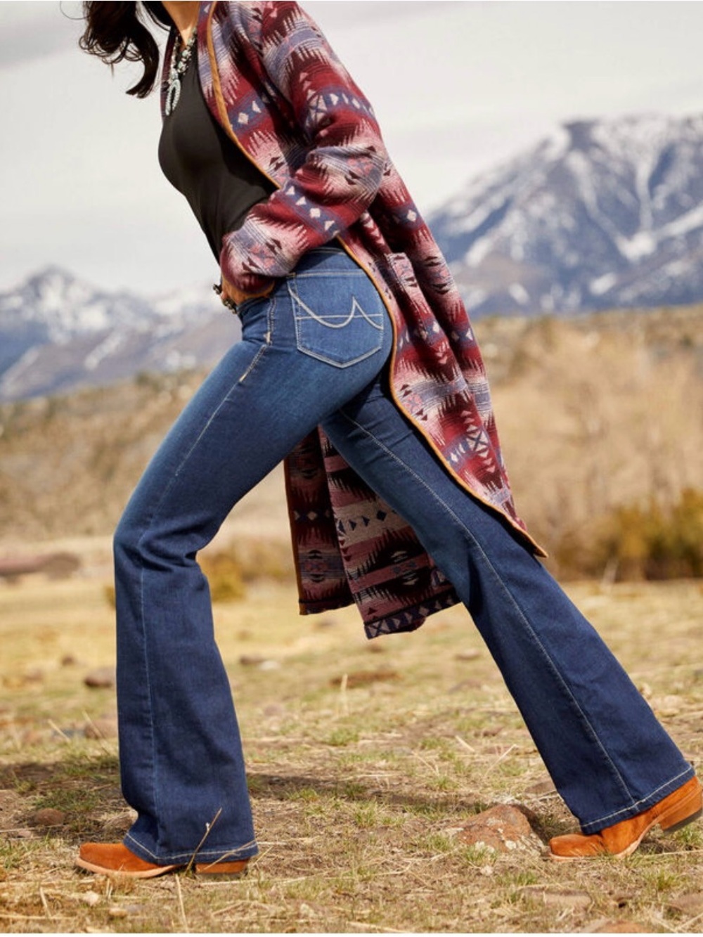Ariat Ultra Stretch Perfect Rise Katie Flare Jean Size 26-S